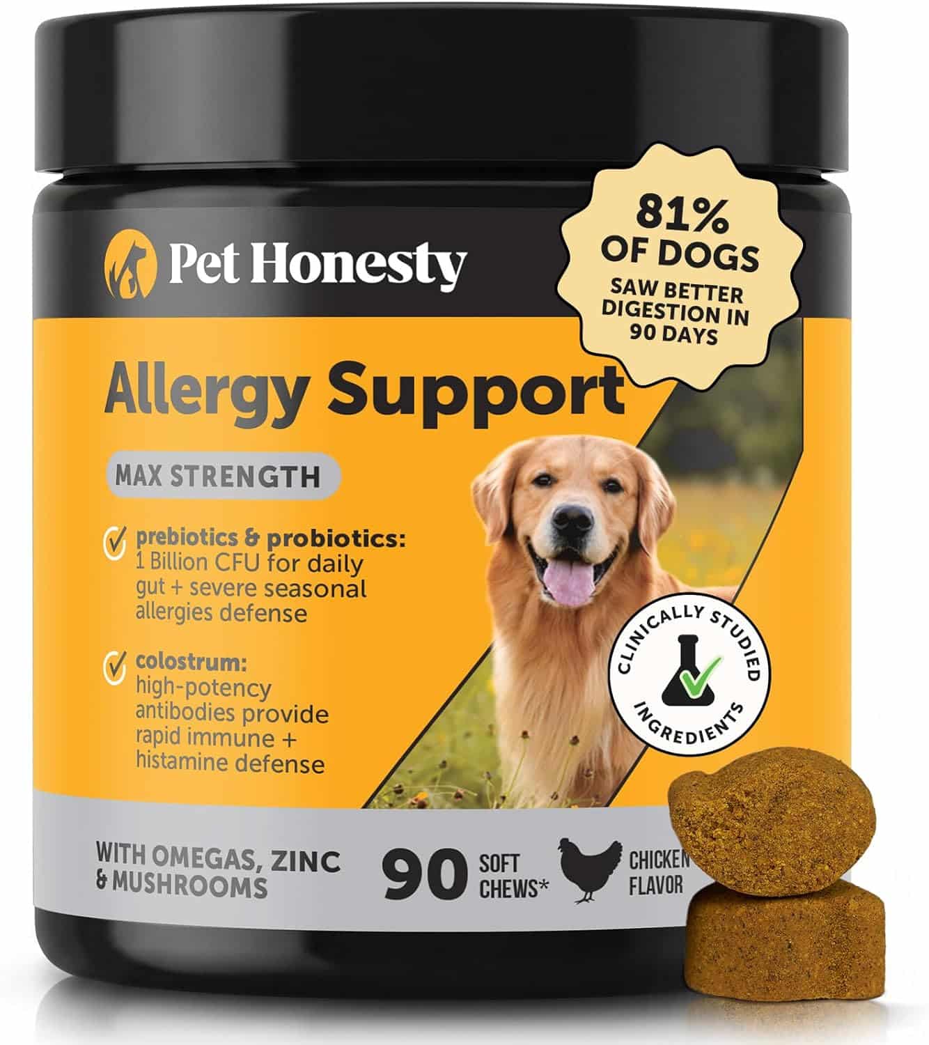 Max Strength Dog Allergy Relief Immunity Chews