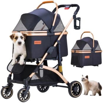 GdnWings Pet Stroller for Small Dogs