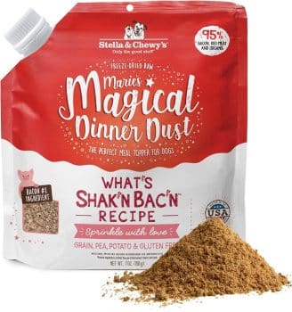 Stella & Chewy's Freeze-Dried Raw Marie's Magical Dinner Dust - Premium Bacon Dog Food