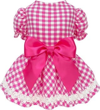 Fitwarm Gingham Dog Dress