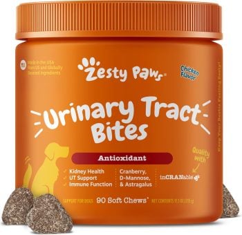 Zesty Paws Cranberry Supplement for Dogs - Chicken