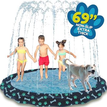 SplashEZ Non Slip Splash Pad for Kids & Dogs