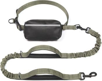  iYoShop Hands Free Dog Leash with Zipper Pouch
