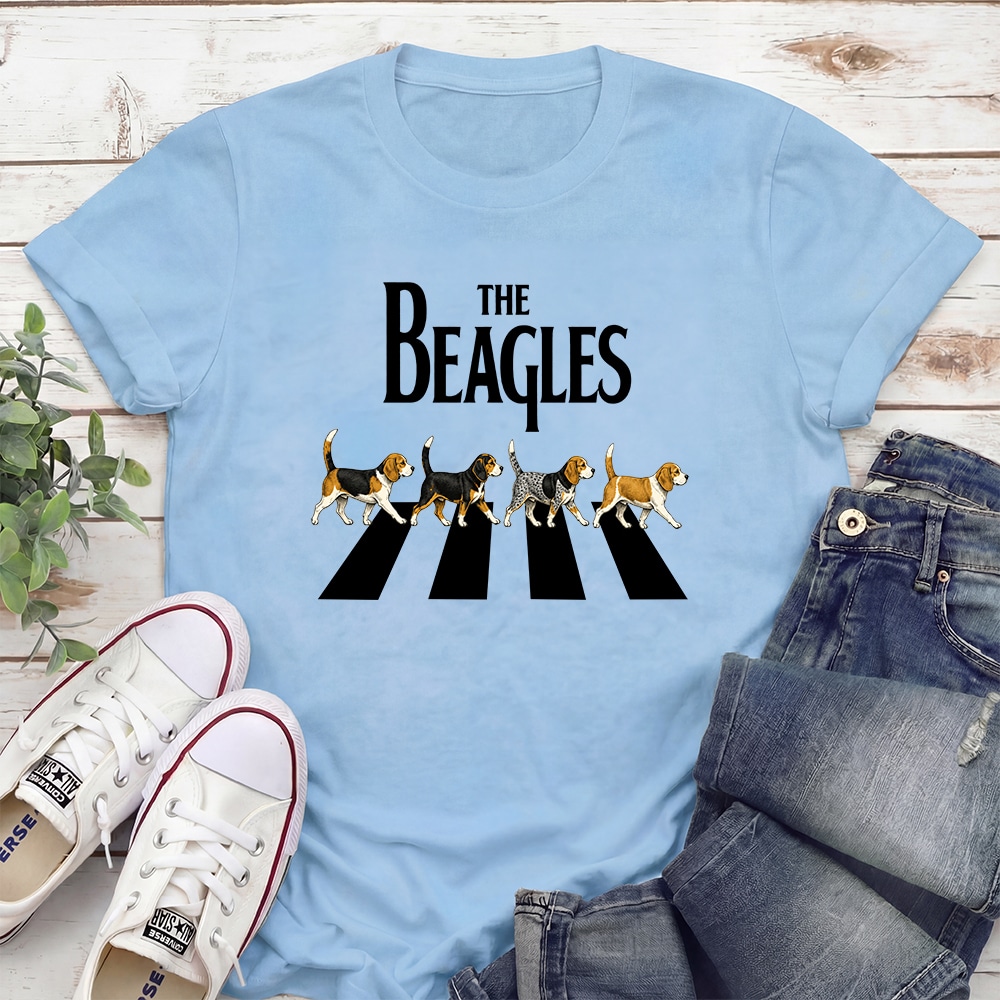 The Beagles Standard Tee Light Blue