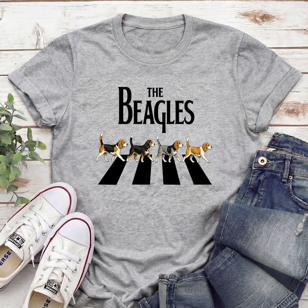 The Beagles Standard Tee Heather Grey