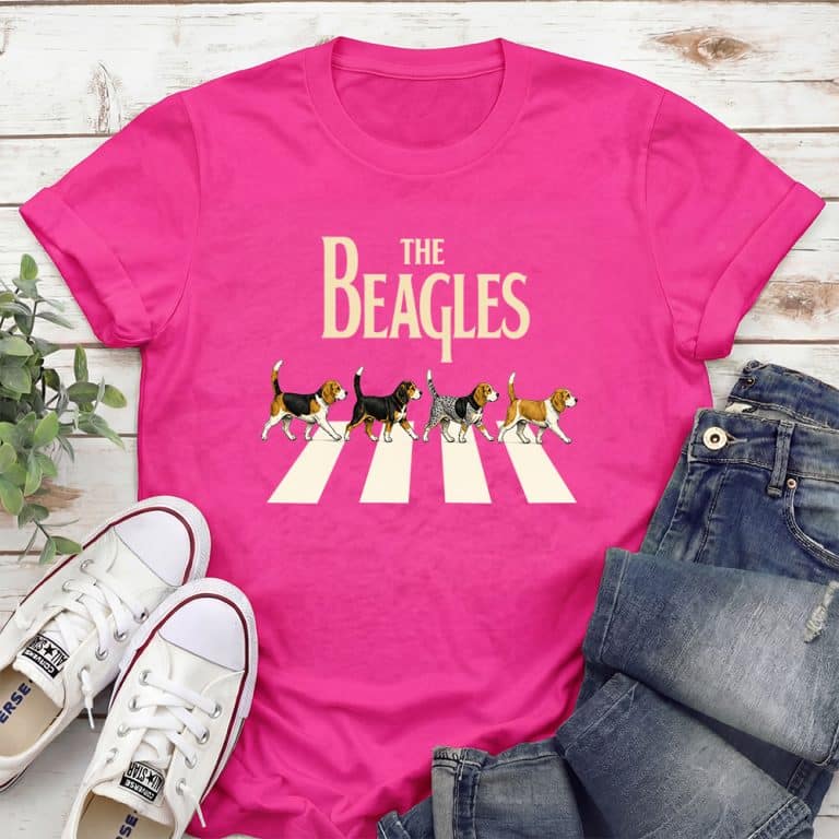 The Beagles Standard Tee Pink