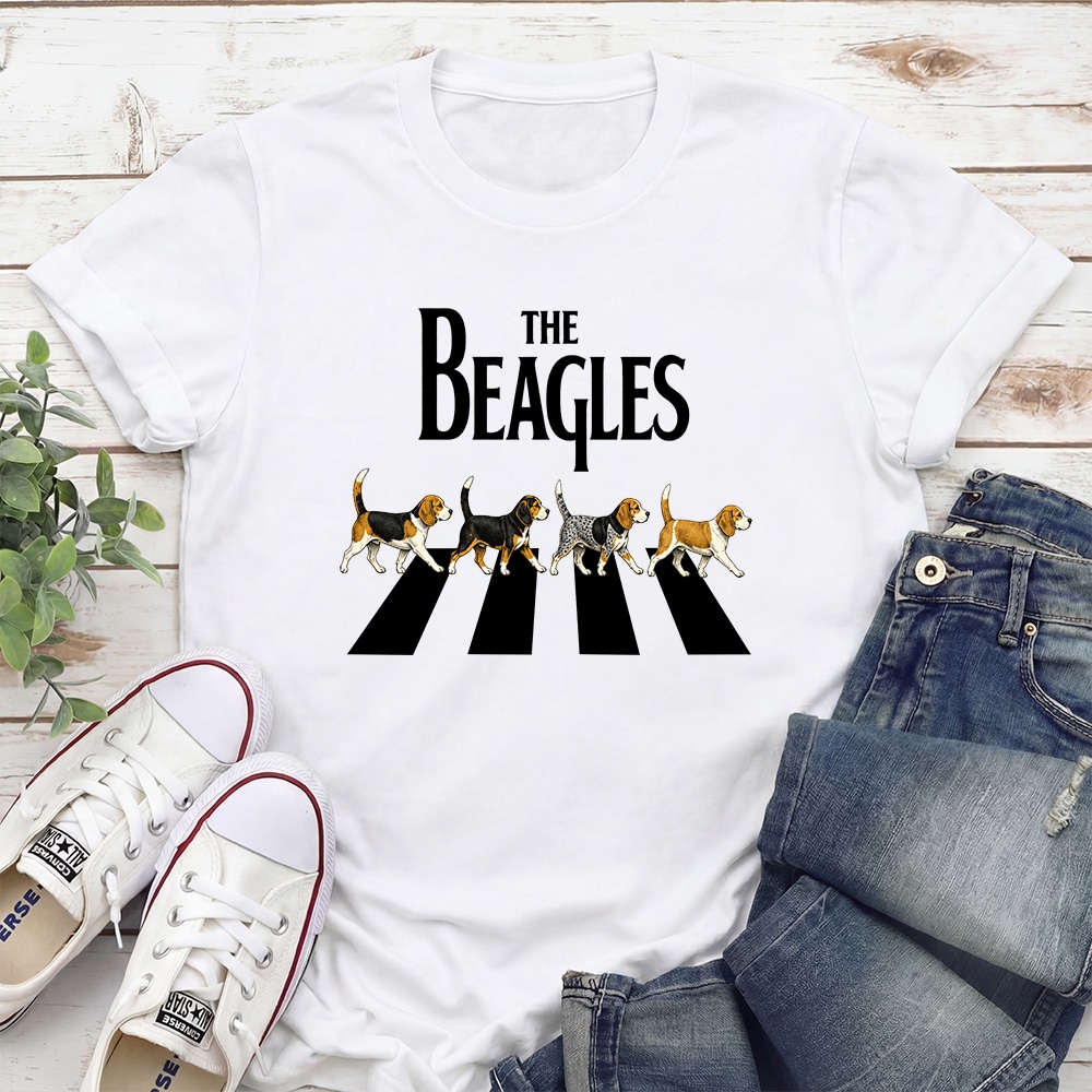 The Beagles Standard Tee White