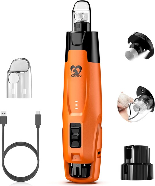 Casfuy Quiet 6 Speed Electric Nail Grinder