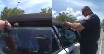 PetWireDaily — Puppy Left in Hot Car for Almost an Hour Gulps Water After Dramatic Police Rescue