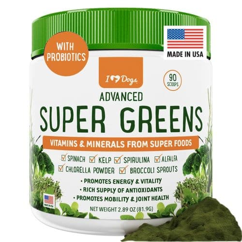 iHeartDogs Super Greens for Dogs Natural Multivitamin