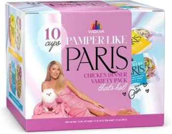 Pamper Like Paris Variety Pack Non-GMO Chicken Dinner Shredded Wet Dog Food,