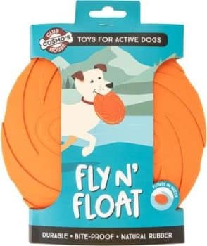 Cosmo's Snack Shack Club House Fly N' Float Tough Disc Dog Toy