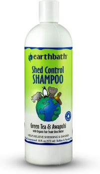 Earthbath Shed Control Green Tea & Awapuhi Dog & Cat Shampoo
