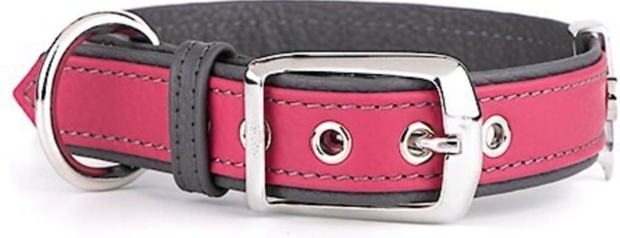 myfamily Firenze Genuine Italian Leather Dog Collar
