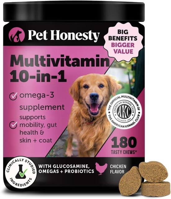 Pet Honesty 10-in-1 Multivitamin for Dogs