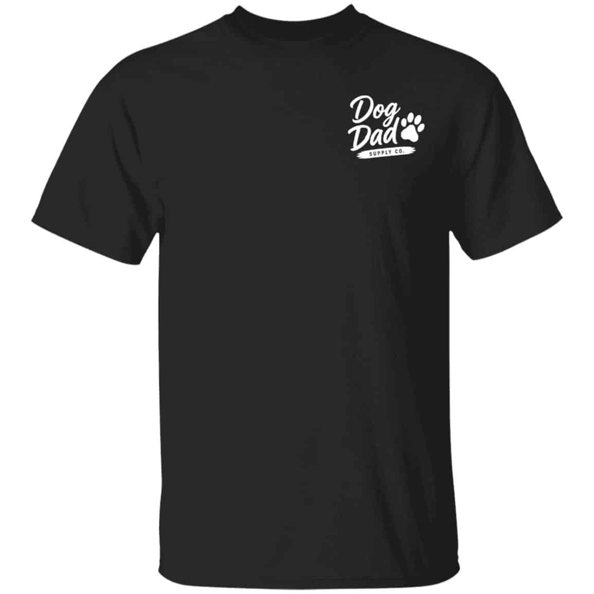 Dog Dad USA Labrador Standard Tee Black