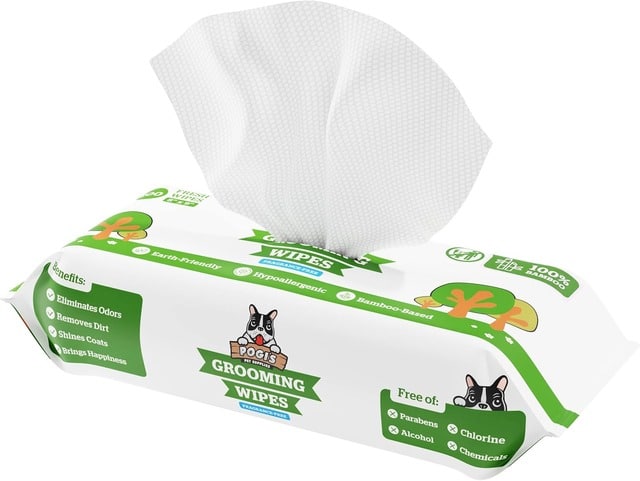 Pogis Fragrance-Free Grooming Wipes