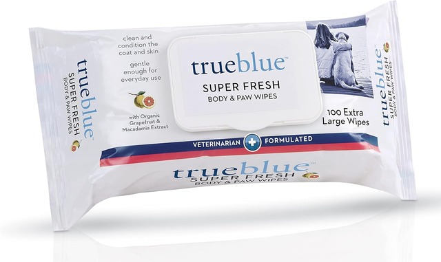 TrueBlue Super Fresh Body and Paw Wipes