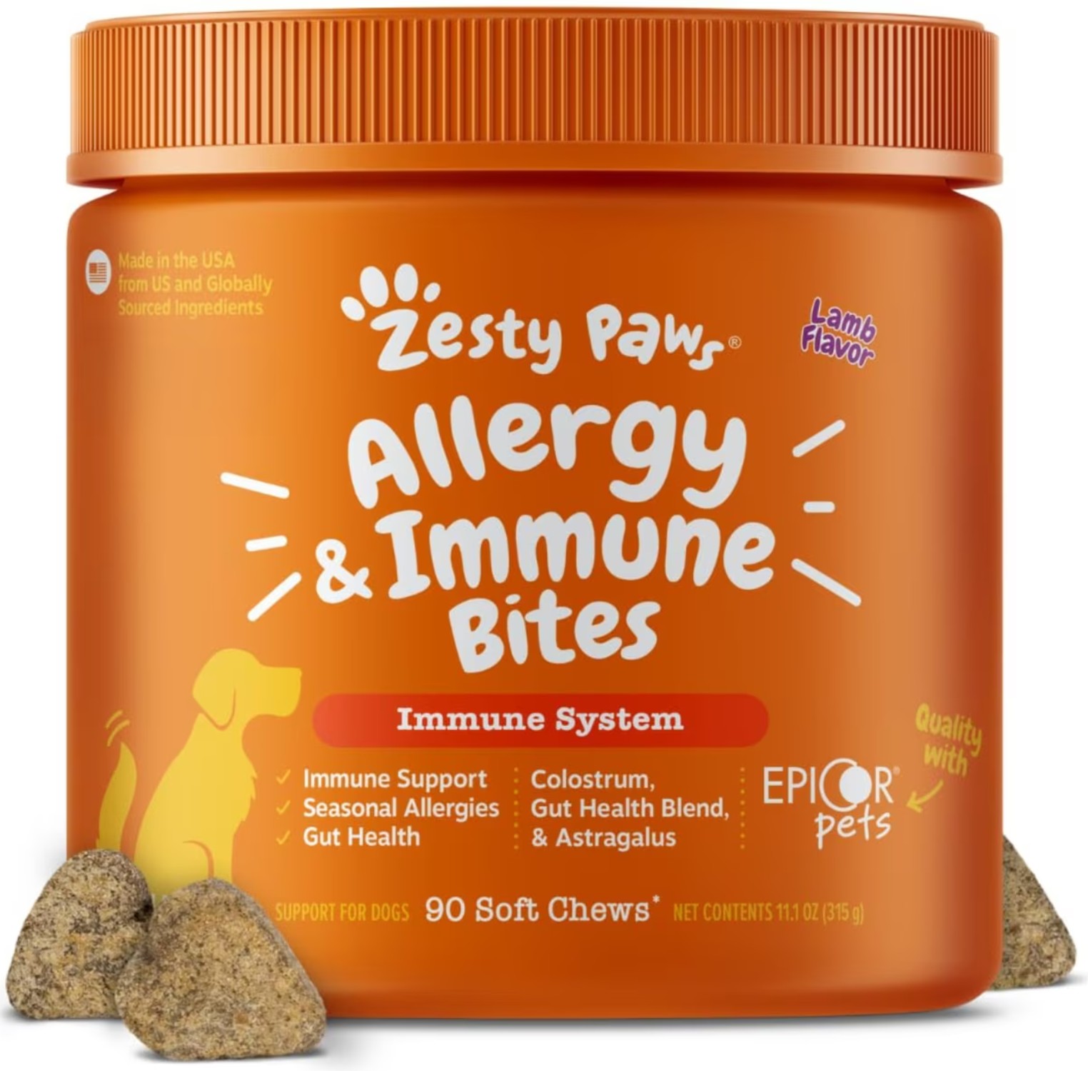 Zesty Paws Allergy & Immune Bites