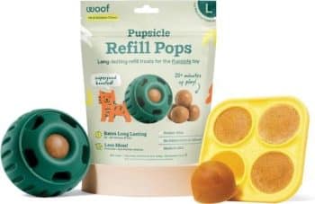 Woof Starter Pack Chicken & Peanut Butter Flavored Treats,
