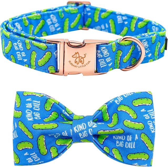 Dog Collar with Bow Tie
