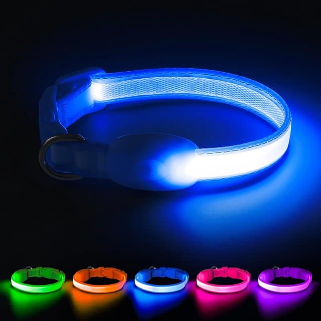 USB Rechargeable Light Up Pet Collar