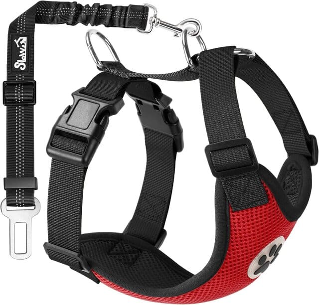SlowTon Dog Seat Belt Harness for Car