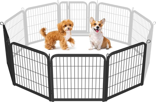 Yaheetech Dog Playpen 24 inch 4 Panels