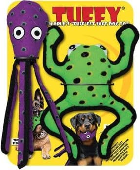 TUFFY® : (2 Pack Phrog Squid Dog Toy