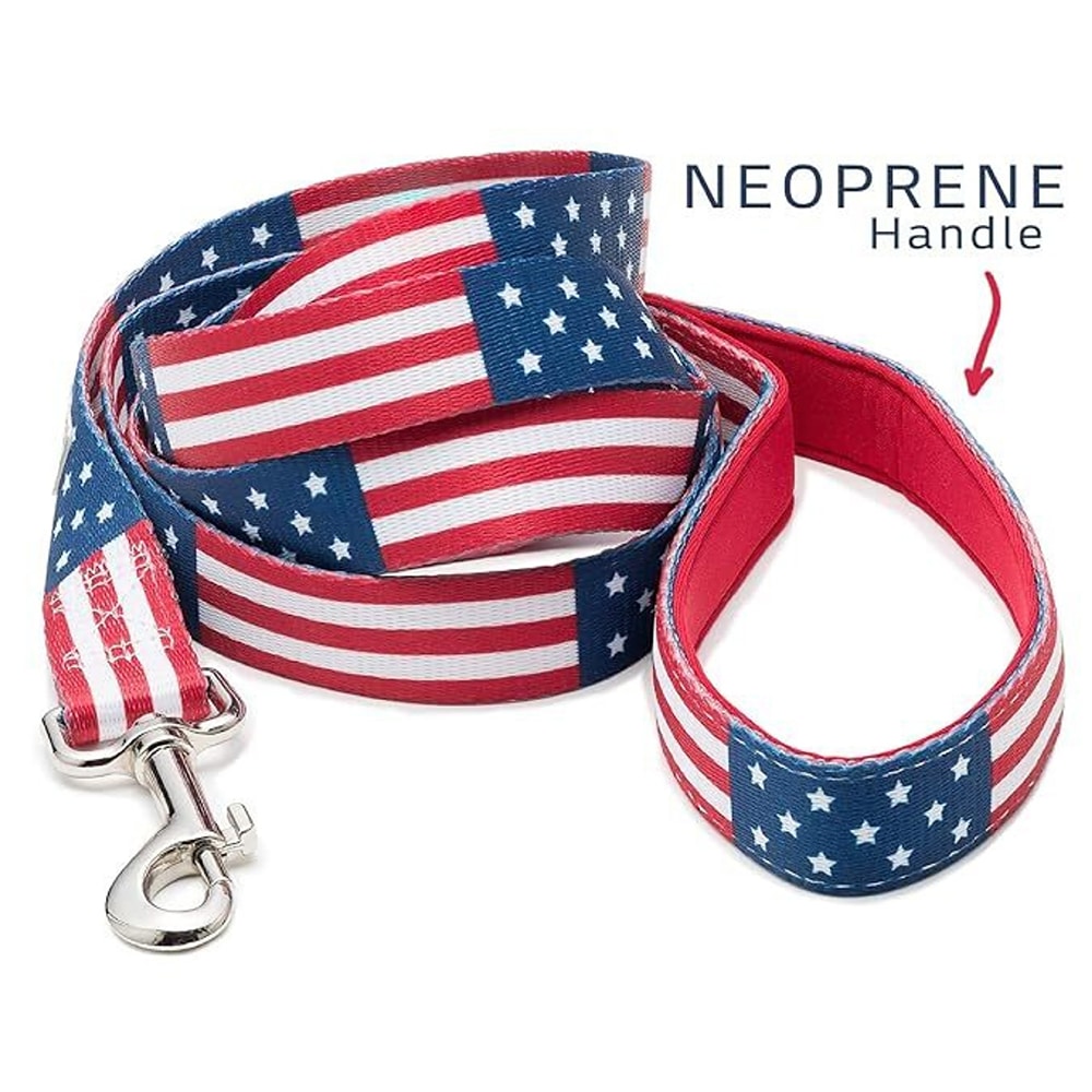 USA American Flag Dog Leash : Perfect for Patriot Pups, July 4th & 250 Years Anniversary Celebration - Image 5
