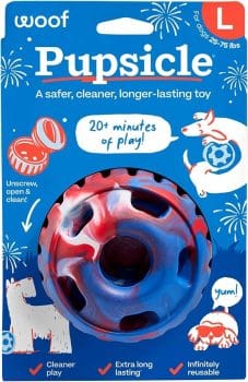 WOOF Pupsicle - Long-Lasting Interactive Dog Ball Toy