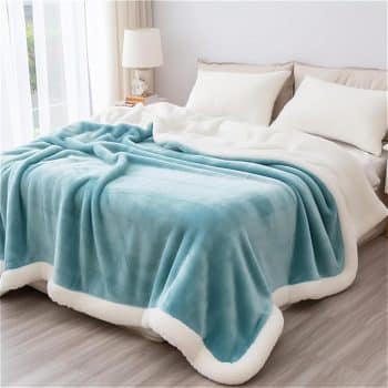  Bedding Aid Sherpa Blanket for Bed
