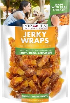 Pur Luv Chicken Wrapped Sweet Potato Dog Treats