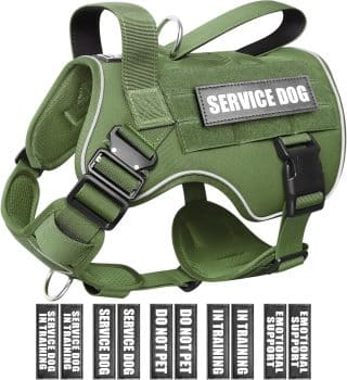 WINSEE Tactical Dog Harness for Large Dog