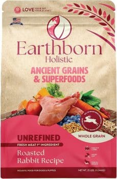 
Earthborn Holistic Unrefined with Grains Roasted Rabbit Dry Dog Food