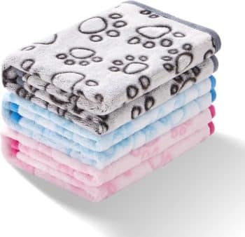  Stuffed 3pcs Premium Soft Dog Blankets