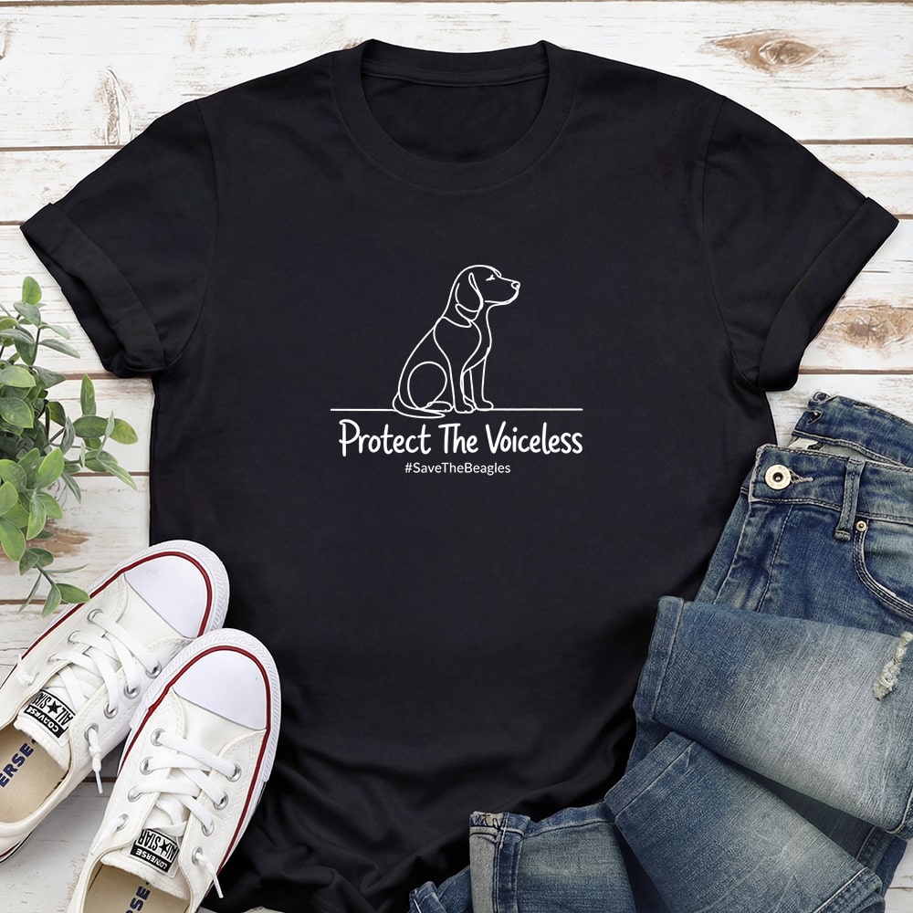 Protect The Voiceless Standard Tee Black