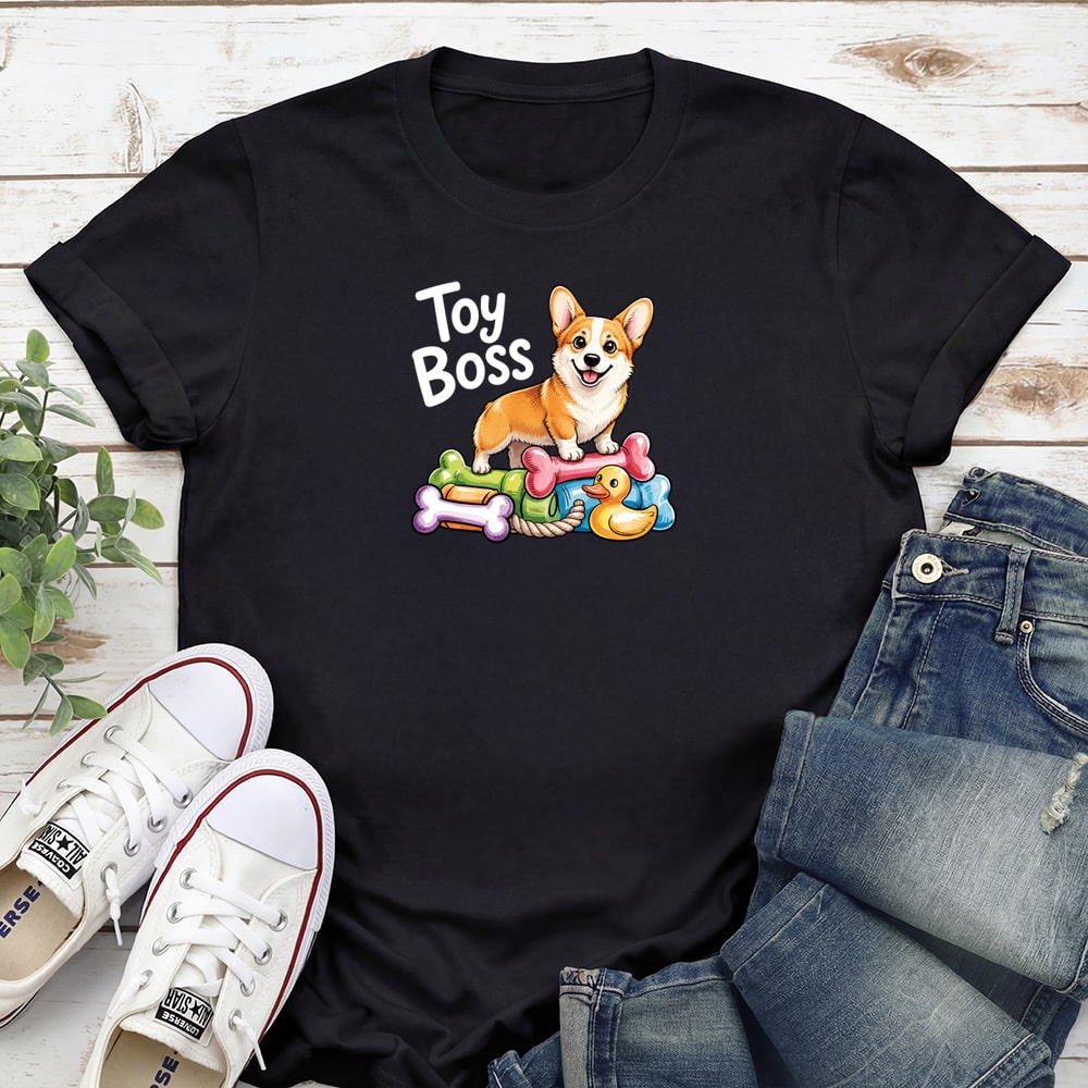 Toy Boss Corgi Standard Tee Black