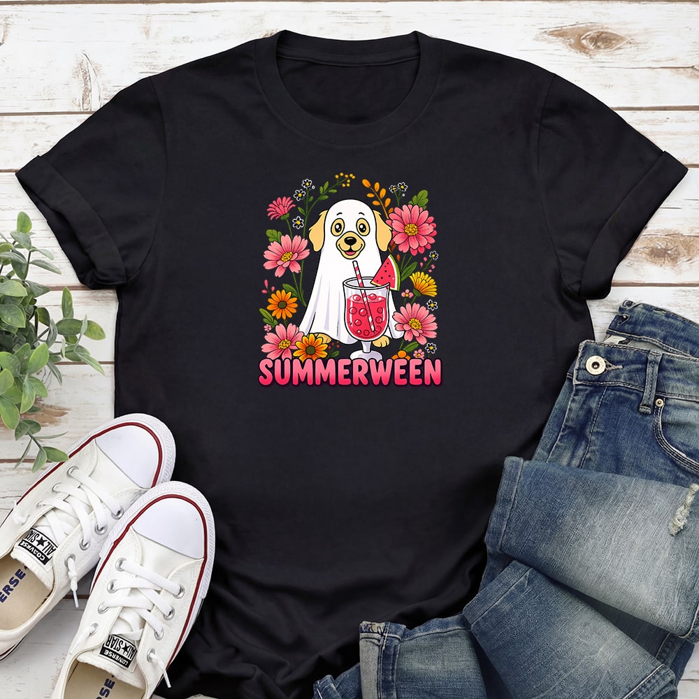 Summerween Dog Standard Tee Black