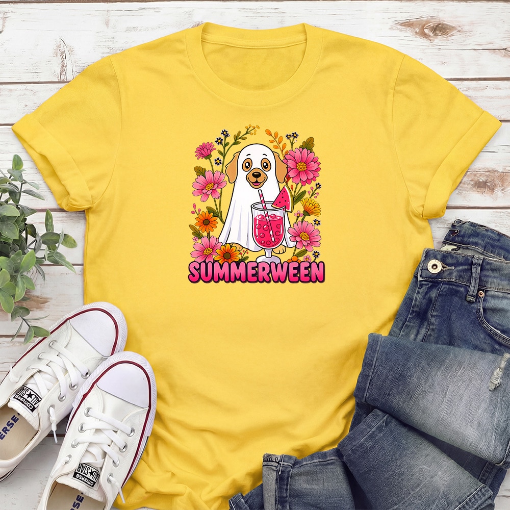Summerween Dog Standard Tee Yellow