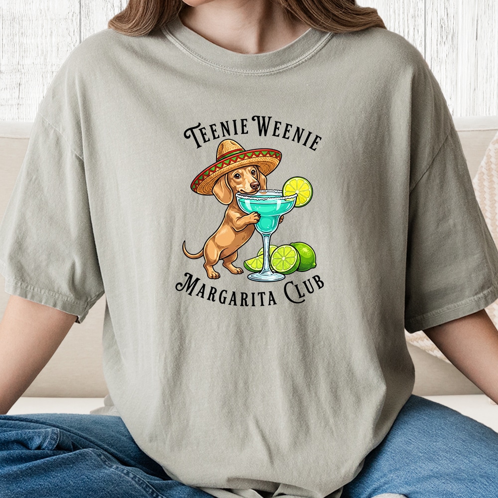 Comfort Colors Teenie Weenie Margarita Club Vintage Washed Tee - Sandstone
