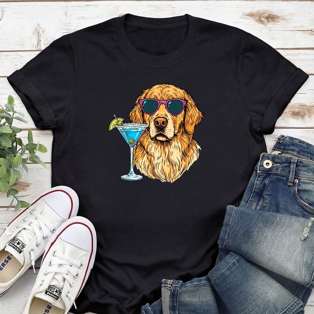 Golden Martini Standard Tee Black