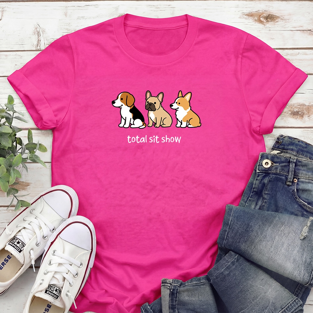 Total Sit Show Standard Tee Pink