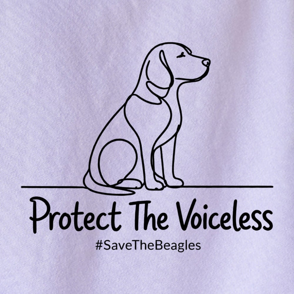 Comfort Colors Protect The Voiceless Premium Sweatshirt - Orchid - Image 2