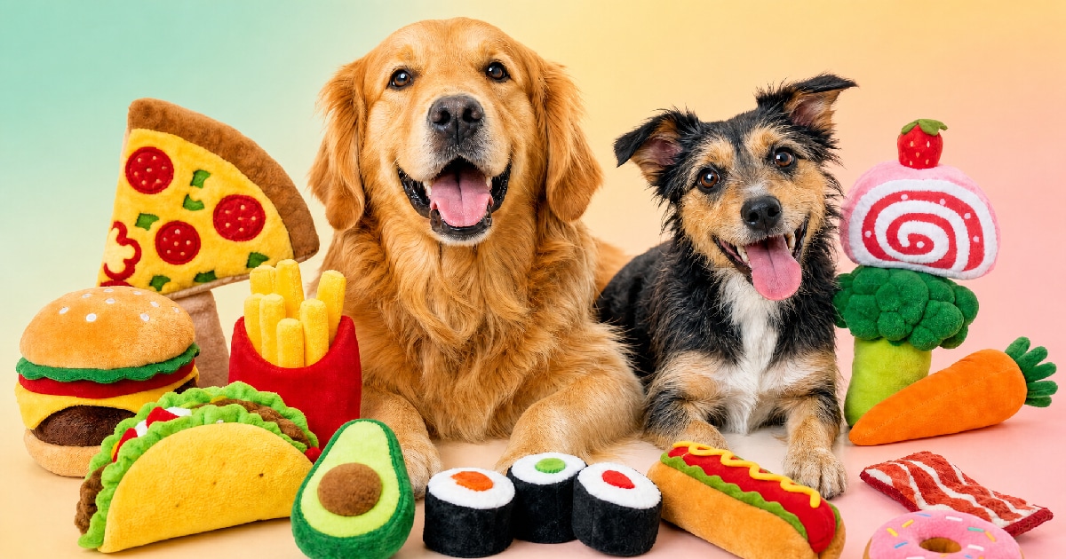 13 Food-Themed Dog Toys From Chewy That Are Seriously Cute