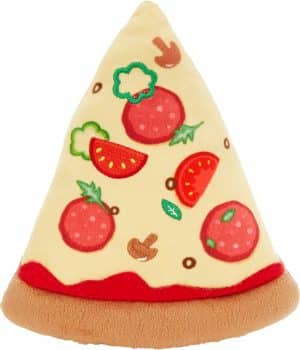 Frisco Pizza Slice Plush Squeaky Dog Toy