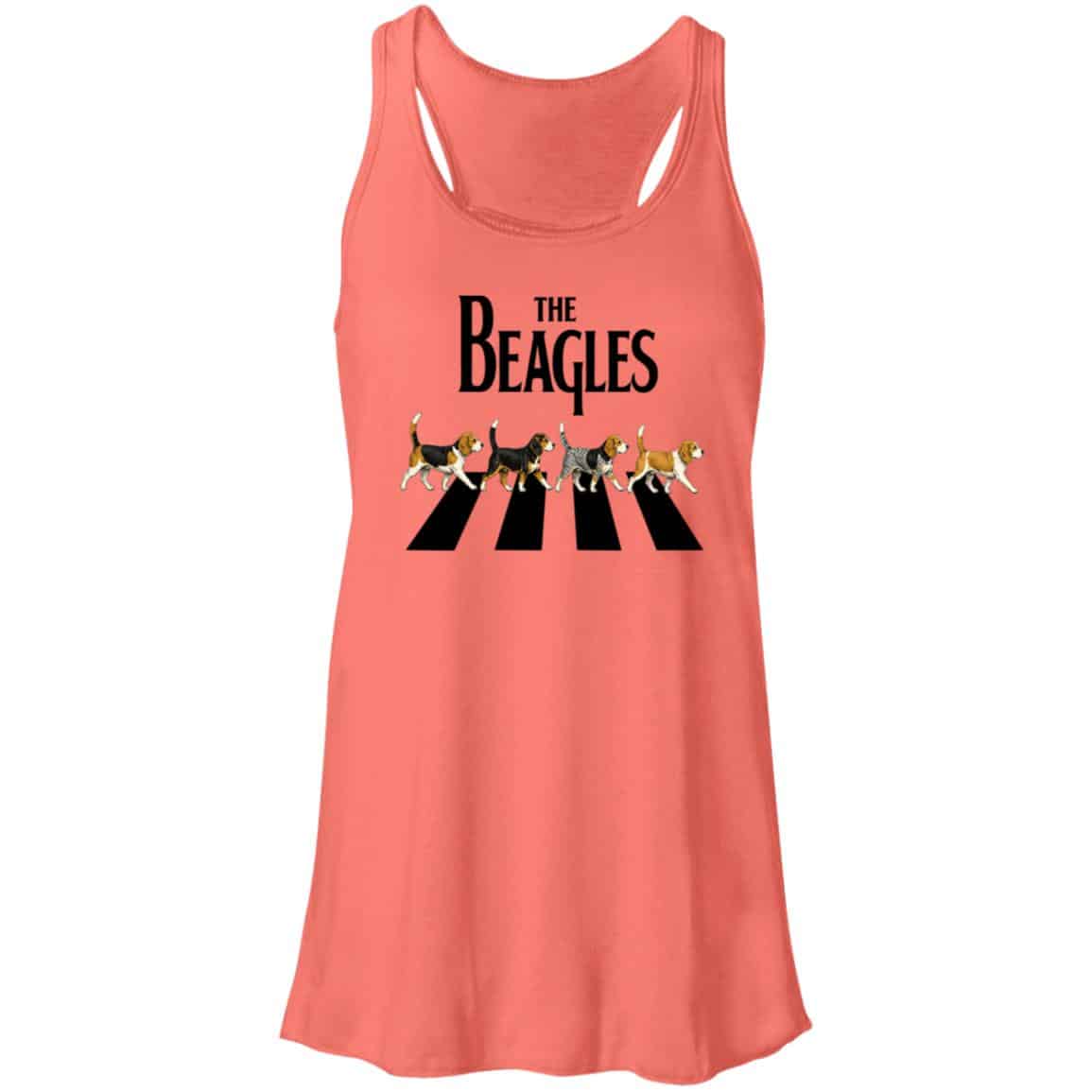 The Beagles Flowy Tank Coral
