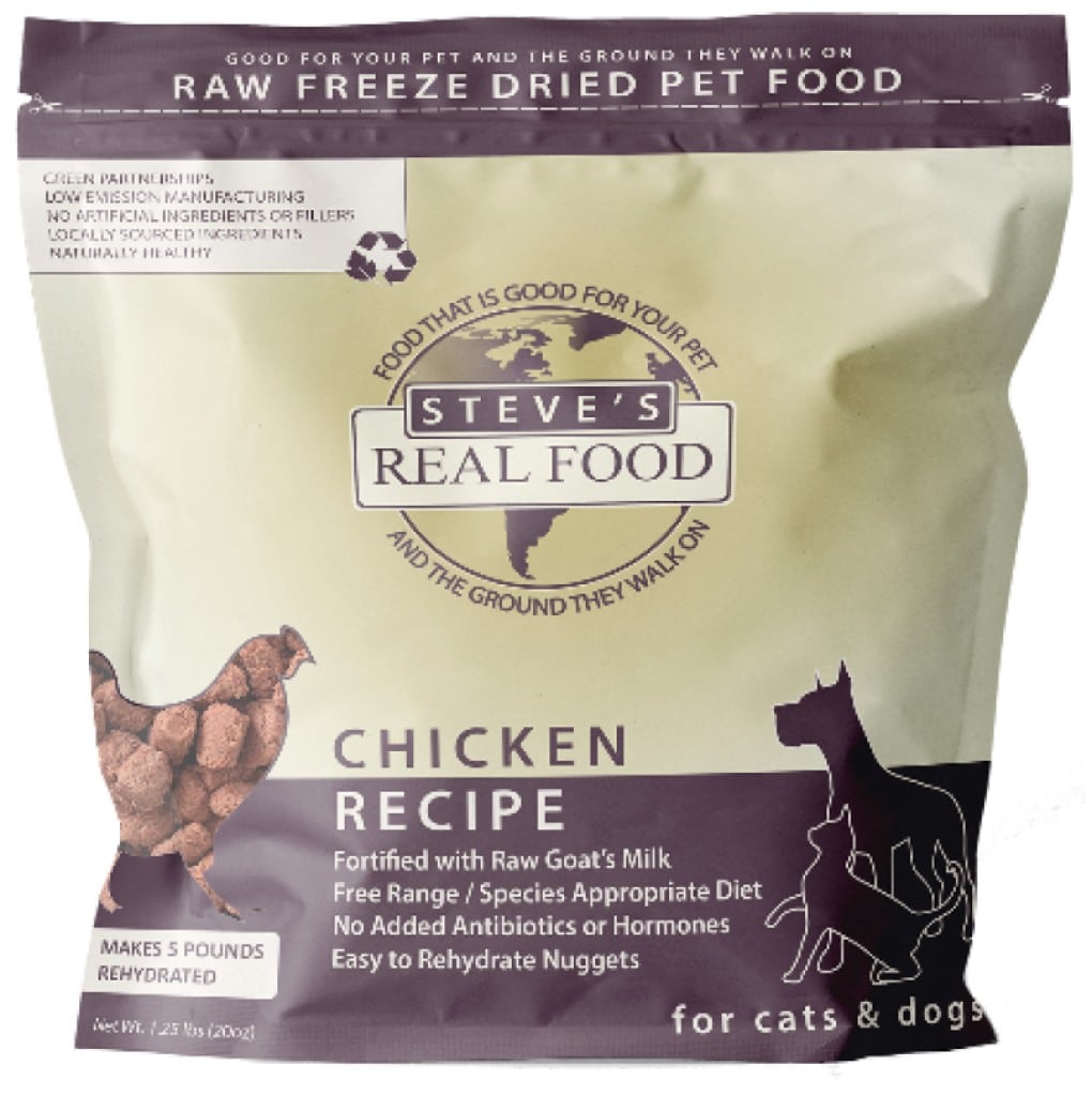 Steve's Real Food Chicken Recipe Freeze Dried package front