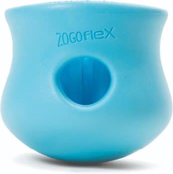WEST PAW Zogoflex Toppl Interactive Treat Dispensing Puzzle Dog Toy for Mental Stimulation & Enrichment-Holds Kibble & Treats-Lickable, Freezable..