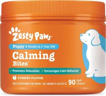 Zesty Paws Puppy Calming Chews for Dogs